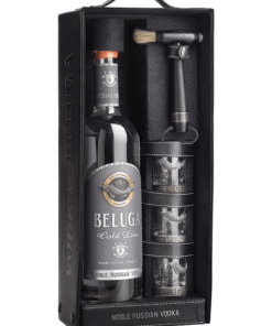 Beluga Gold Line Gift Pack with 3 shot- 70cl