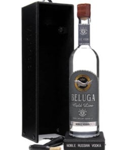 Beluga Gold Line Gift Pack with Leather Box- 1L