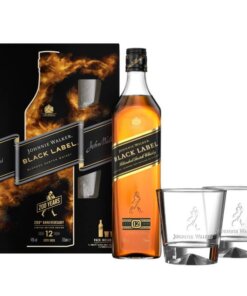 JW BLACK LABEL  (70CL) WITH 2GLS